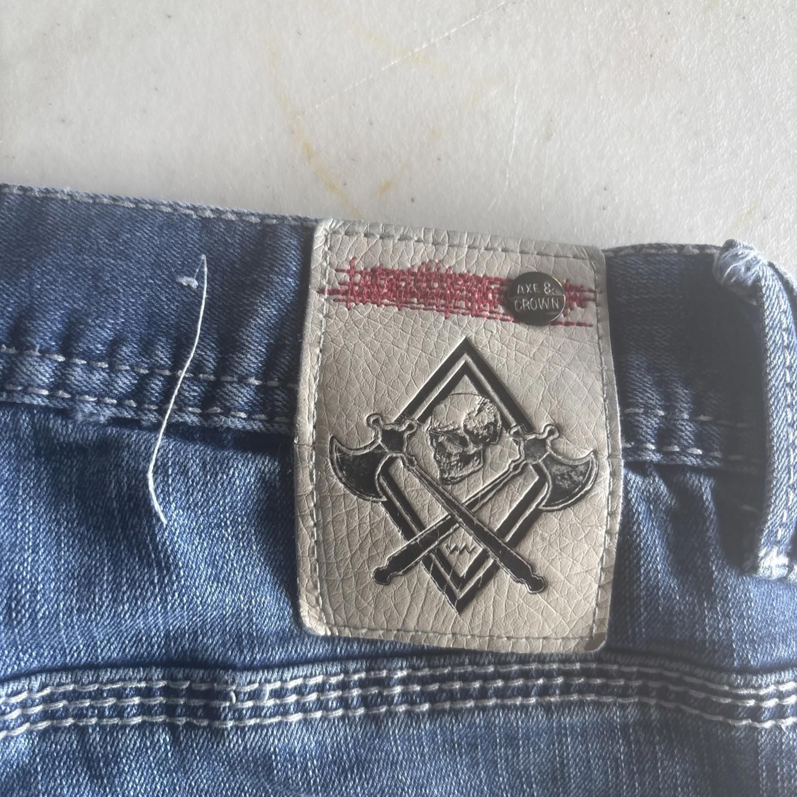 Other Axe & Crown Jeans Men’s 34x28 Blue Slim Fit Straight Leg Size US 34 / EU 50 - 8 Thumbnail
