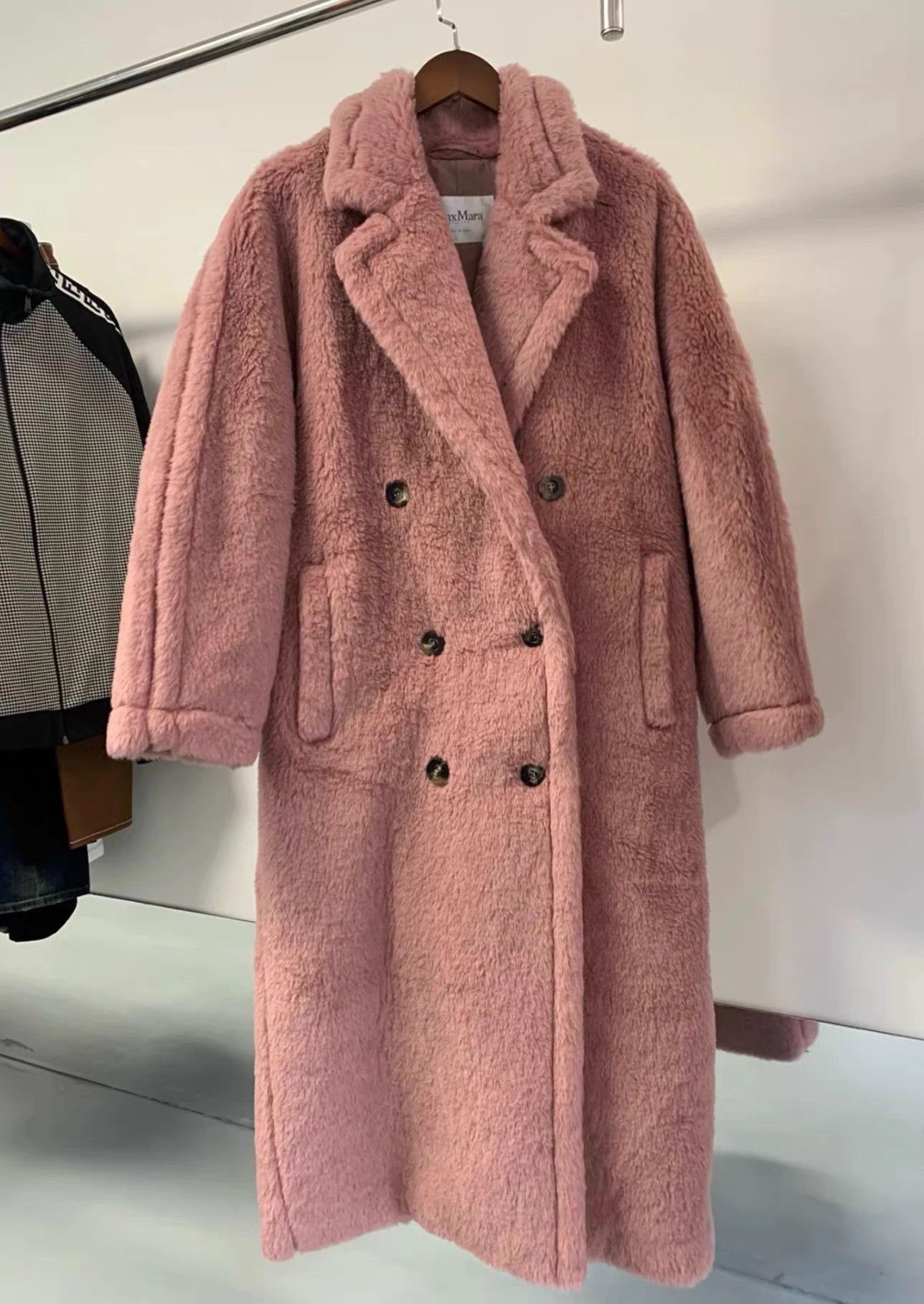 Max Mara MaxMara ZITTO Teddy Double-Breasted Coat K6 Size XXS / US 00 / IT 34 - 8 Thumbnail