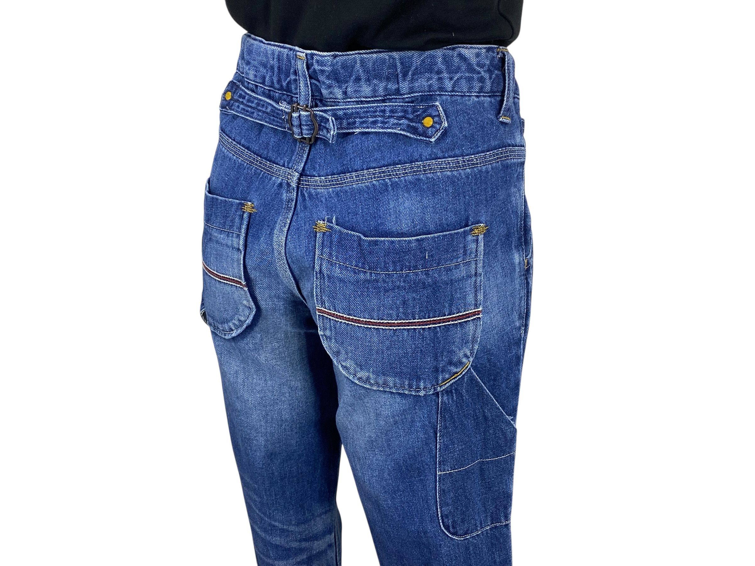Japanese Brand Betty Smith Carpenter Pants Buckle Back Denim –Made in Japan Size 26" / US 2 / IT 38 - 8 Thumbnail