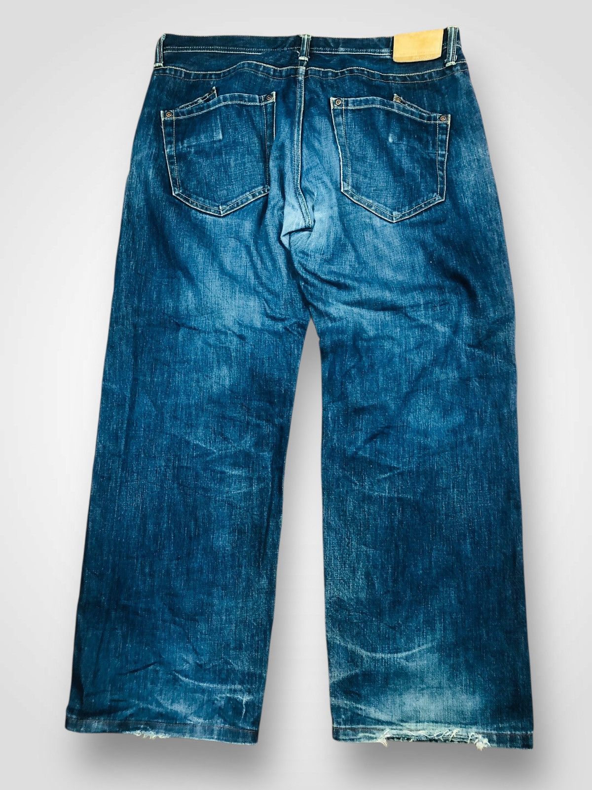 If Six Was Nine Authentic Fine Denim Distress Jeans (37) Size US 36 / EU 52 - 2 Thumbnail
