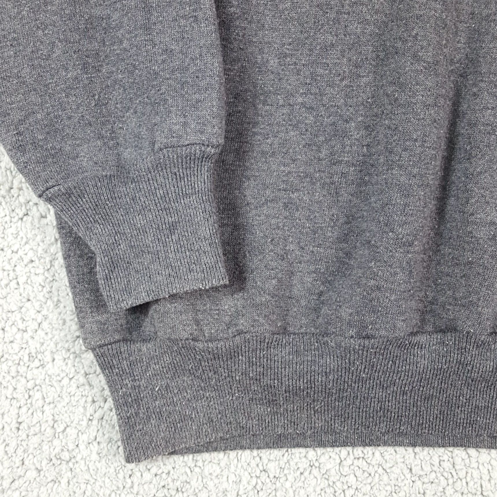 Etro VINTAGE 80s Flower Patchwork Sweatshirt Women's XL Crewneck Pullover Gray Floral Retro Cotton Blend Sporting University College Size XL / US 12-14 / IT 48-50 - 5 Thumbnail