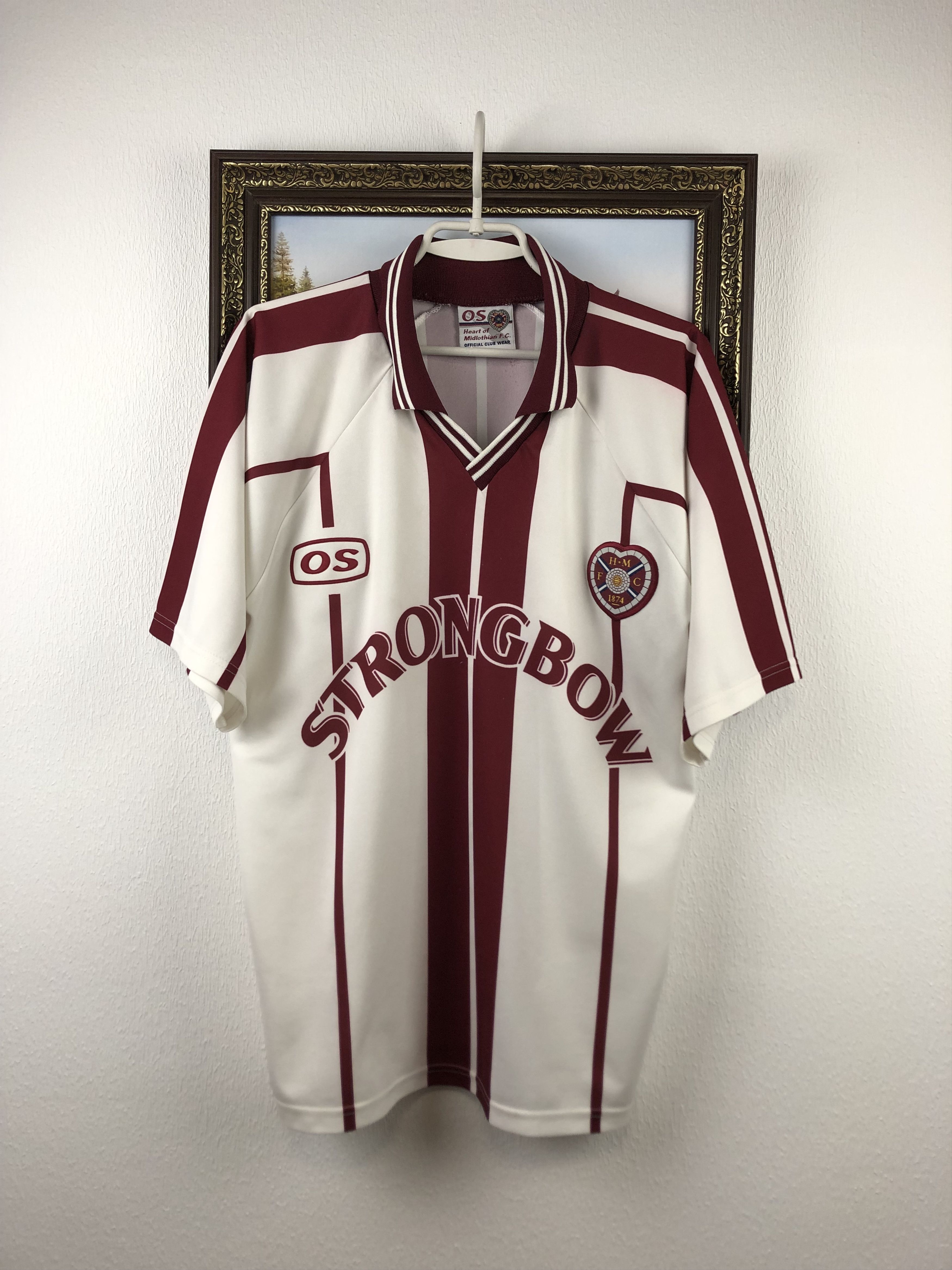 Vintage Heart Of Midlothian football shirt 1999 Soccer Jersey Rare Size US M / EU 48-50 / 2 - 1 Thumbnail
