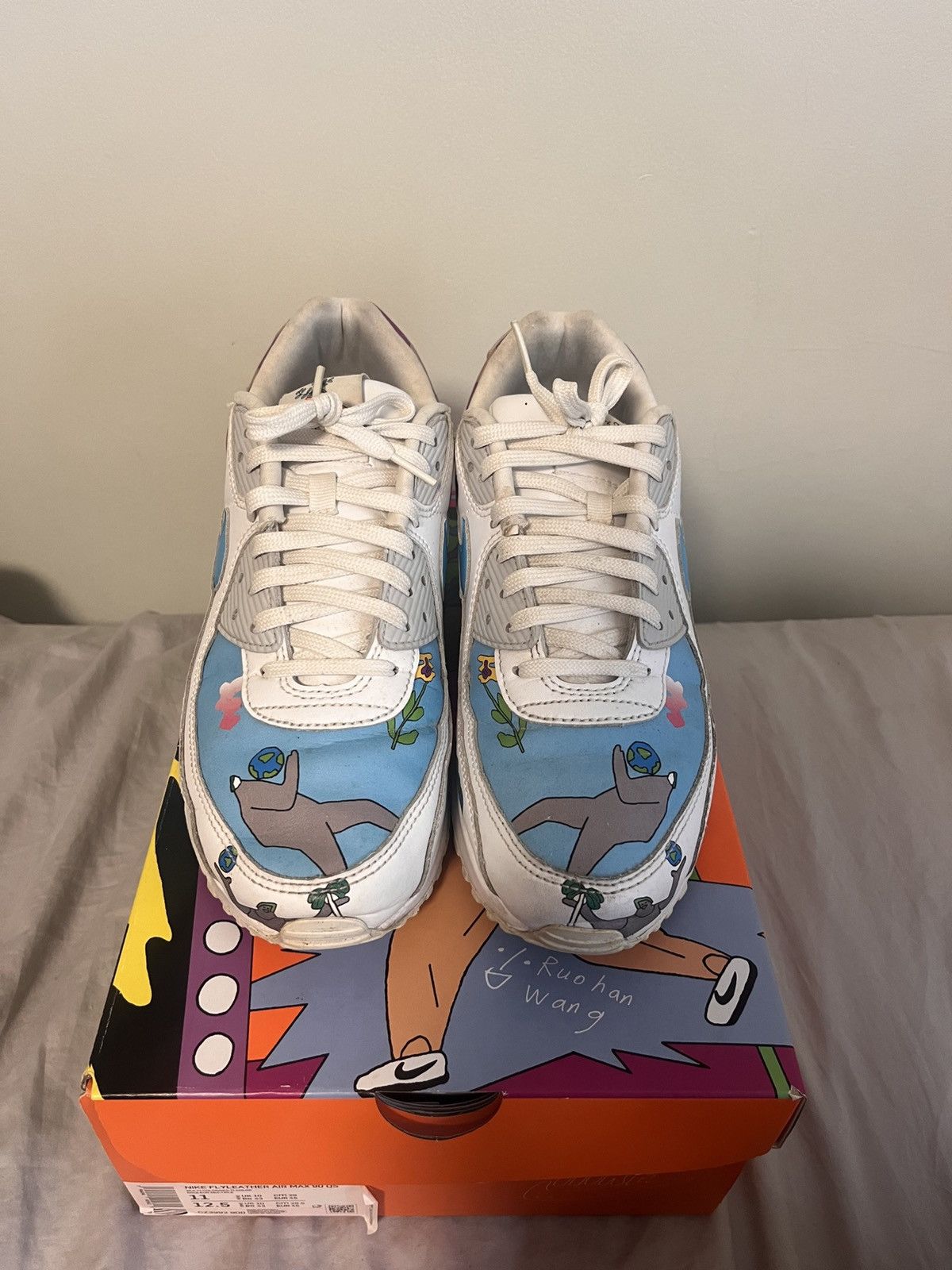 Nike Nike Air Max 90 x Ruohan Wang Size US 11 / EU 44 - 1 Thumbnail