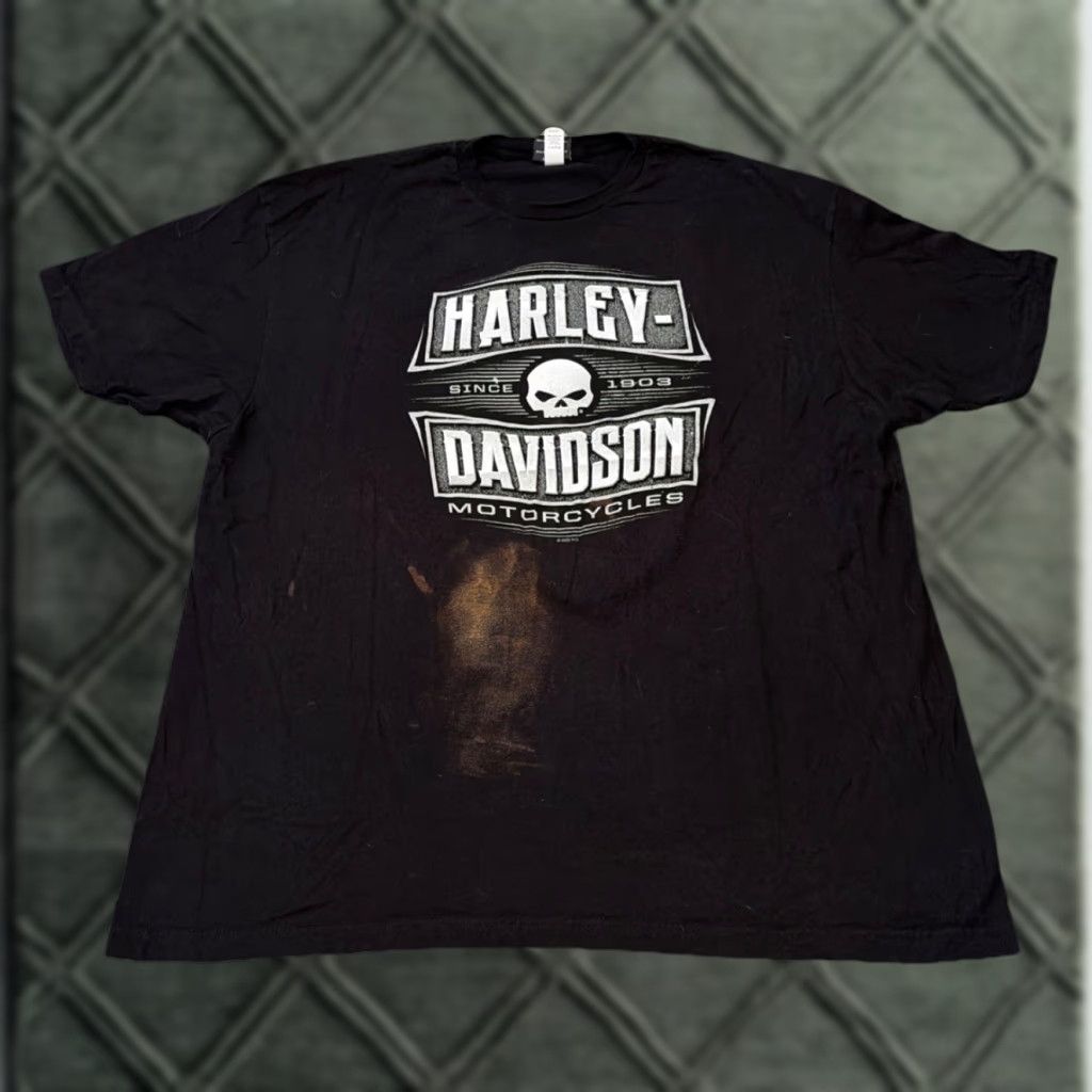 Harley Davidson Harley-Davidson T-Shirt Black 3XL Biker Mens Shirt 2023 Size US XXL / EU 58 / 5 - 1 Thumbnail