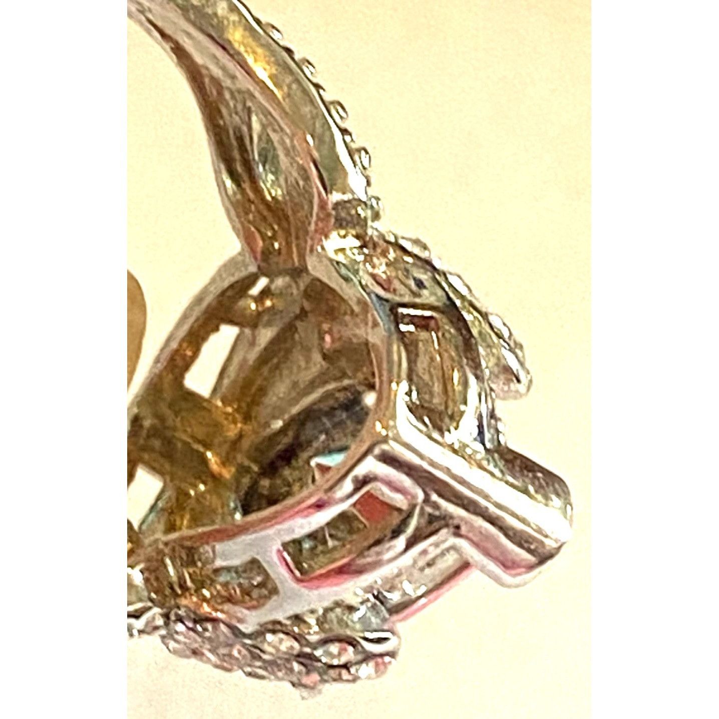 Other Silver-Tone Simulated Marquise Pink Sapphire Ring W/Crystal Size ONE SIZE - 6 Thumbnail