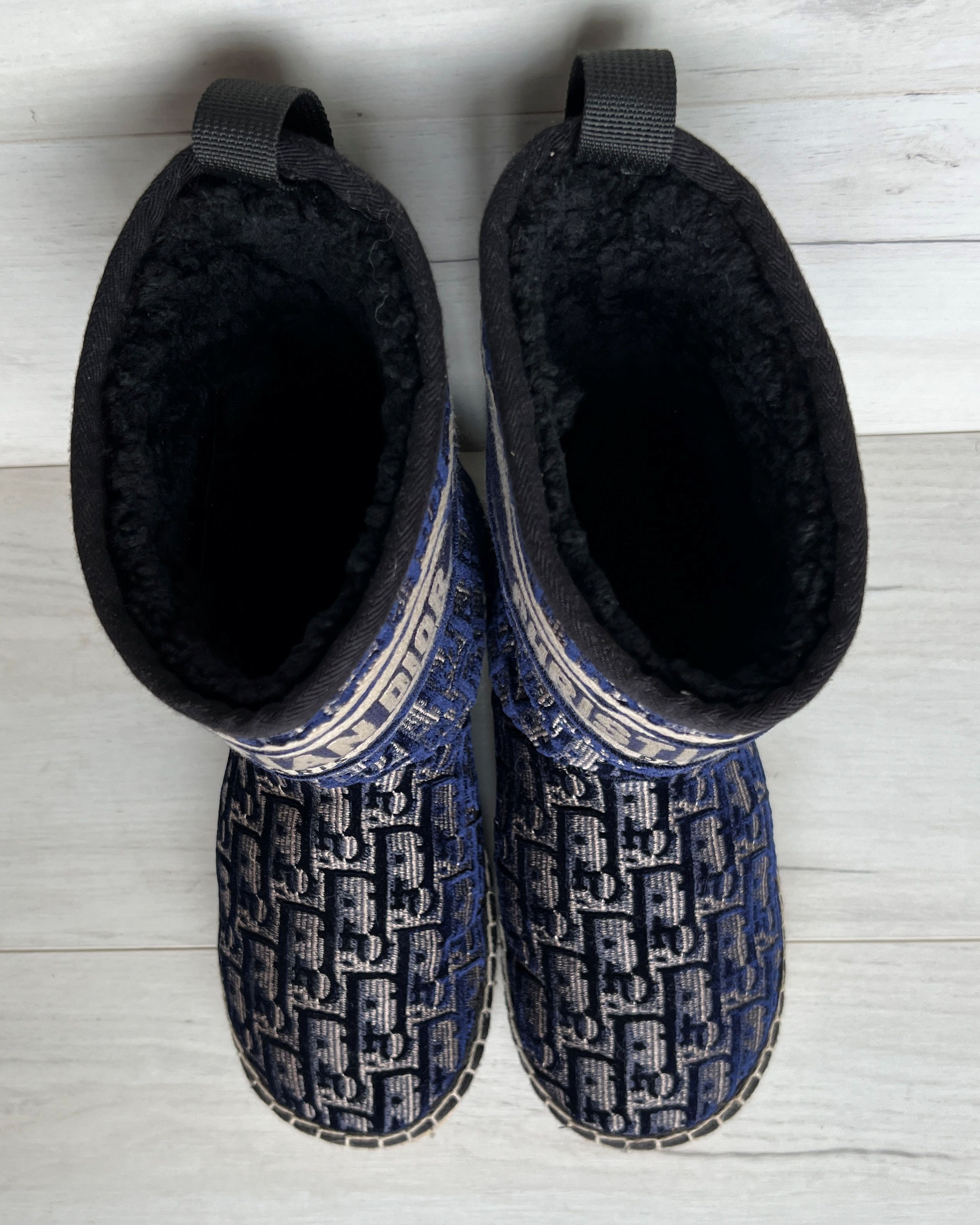 Dior CHRISTIAN DIOR Velvet Oblique Granville Espadrille Boots Size US 8 / IT 38 - 6 Thumbnail