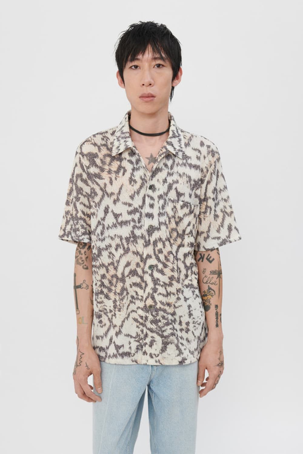 トップス OUR LEGACY BOX SHORTSLEEVE TIGER PRINT Our Legacy 50/L - Short Sleeve Box Shirt - Tiger Print | Grailed