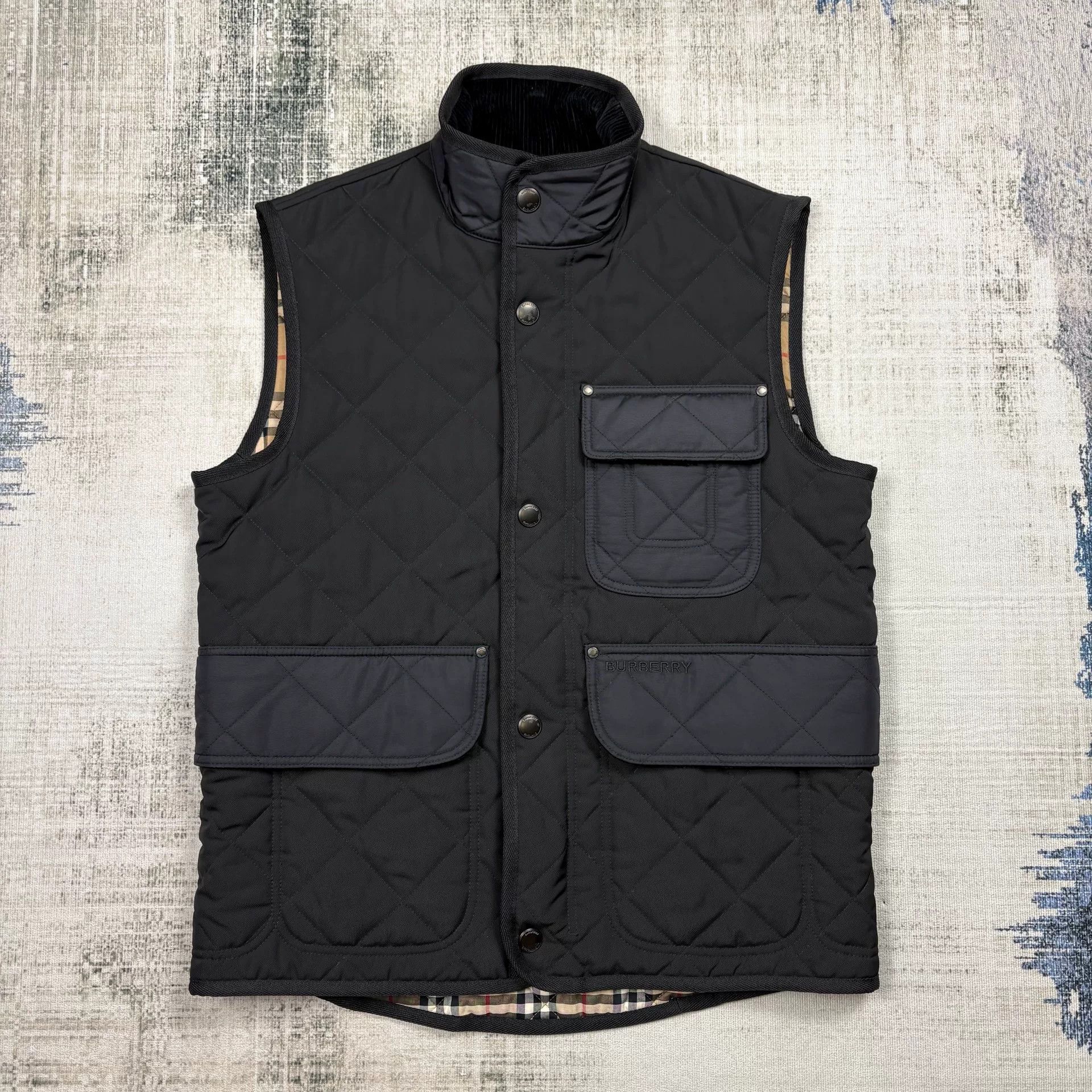 Burberry Burberry Padded Check Vest Size US S / EU 44-46 / 1 - 1 Thumbnail