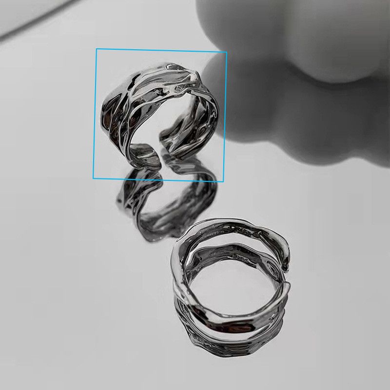 Jewelry Vibe Jewelry Rings Open Size Chrome Ring (Size 7-13) Size ONE SIZE - 6 Thumbnail