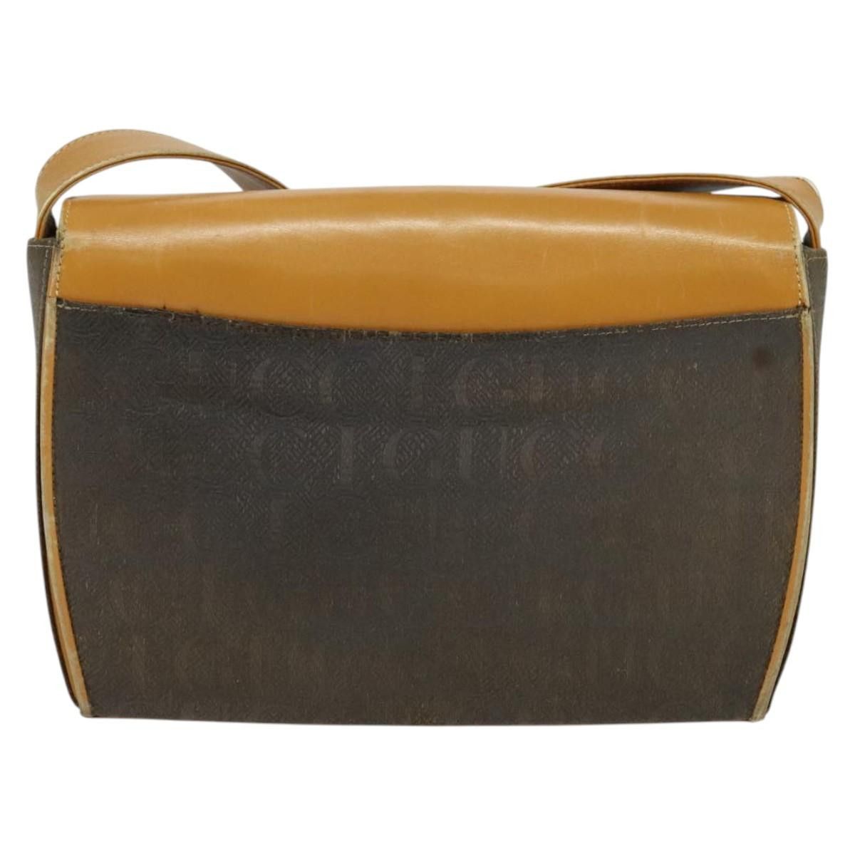 Gucci GUCCI Shoulder Bag Canvas Leather Brown Gold Size ONE SIZE - 3 Thumbnail