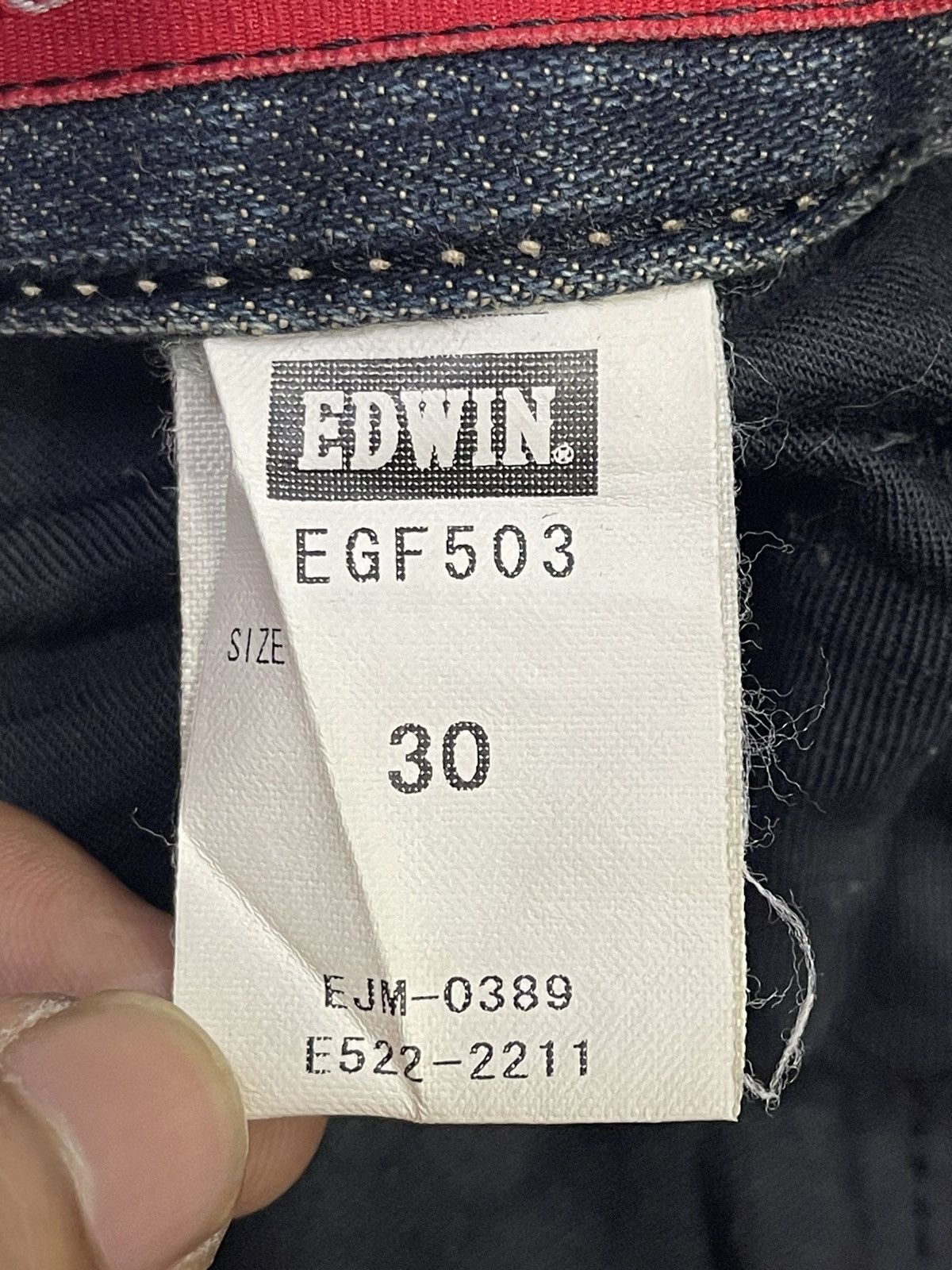Edwin Vintage Edwin Mud Faded Wash Style Loose Jeans Size US 34 / EU 50 - 9 Thumbnail