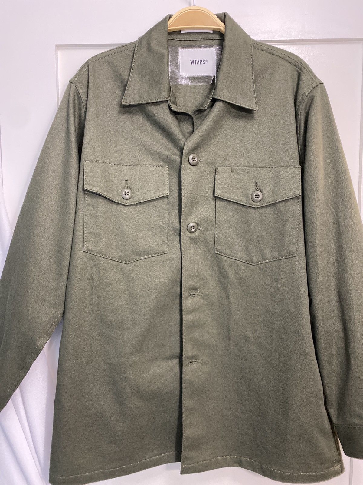 Wtaps WTAPS WMill 02 L/S Shirt Olive Drab | Grailed