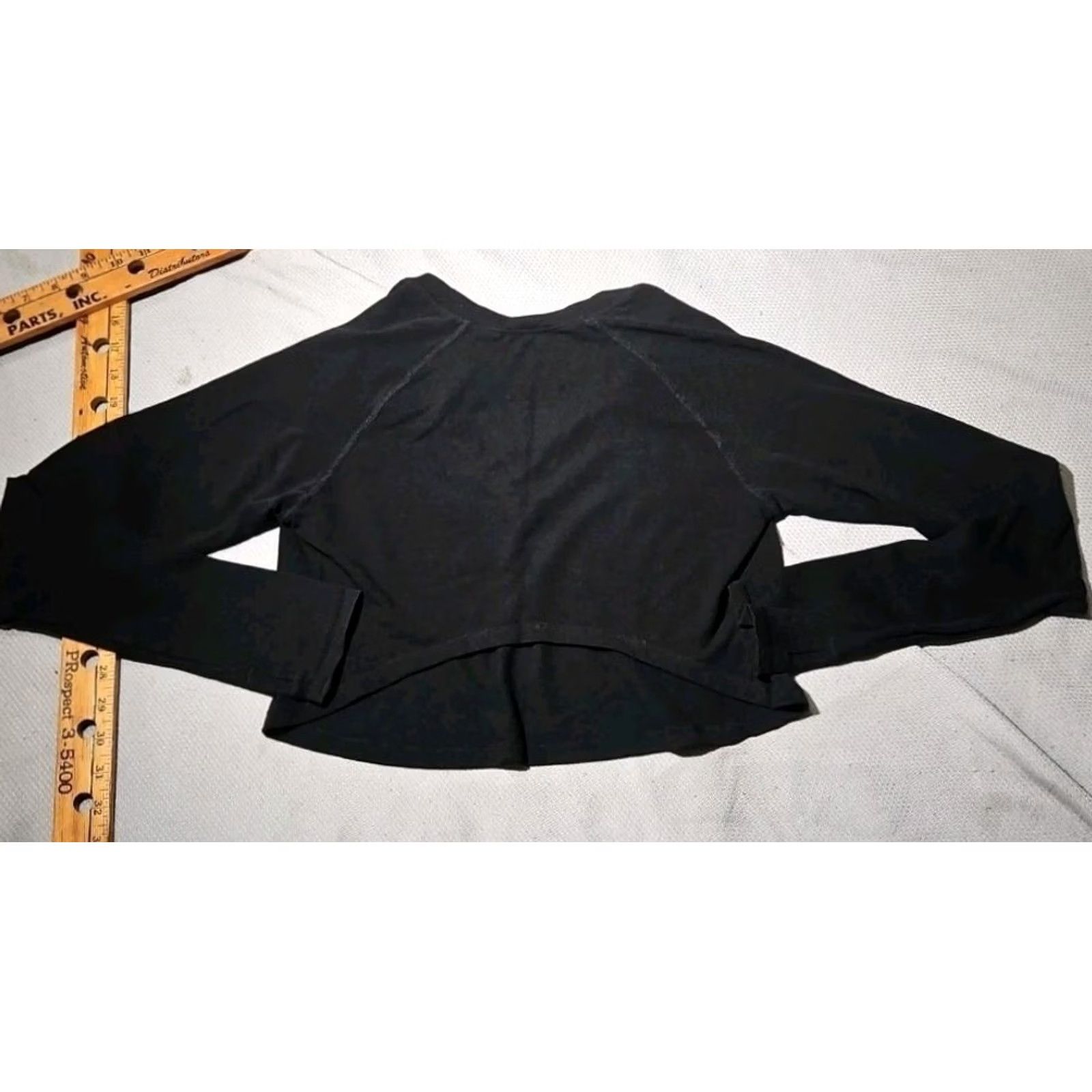 Vintage FP Movement Shirt Womens Medium Black Crop Top Casual Stretch Tee Minimalist Size M / US 6-8 / IT 42-44 - 7 Thumbnail