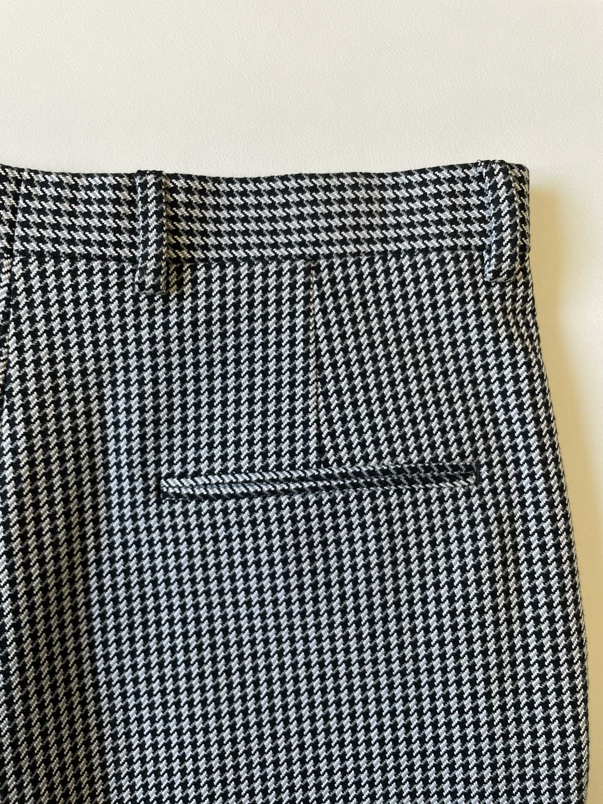 Martine Rose Houndstooth Check Cotton Panelled Trousers Size US 32 / EU 48 - 16 Thumbnail