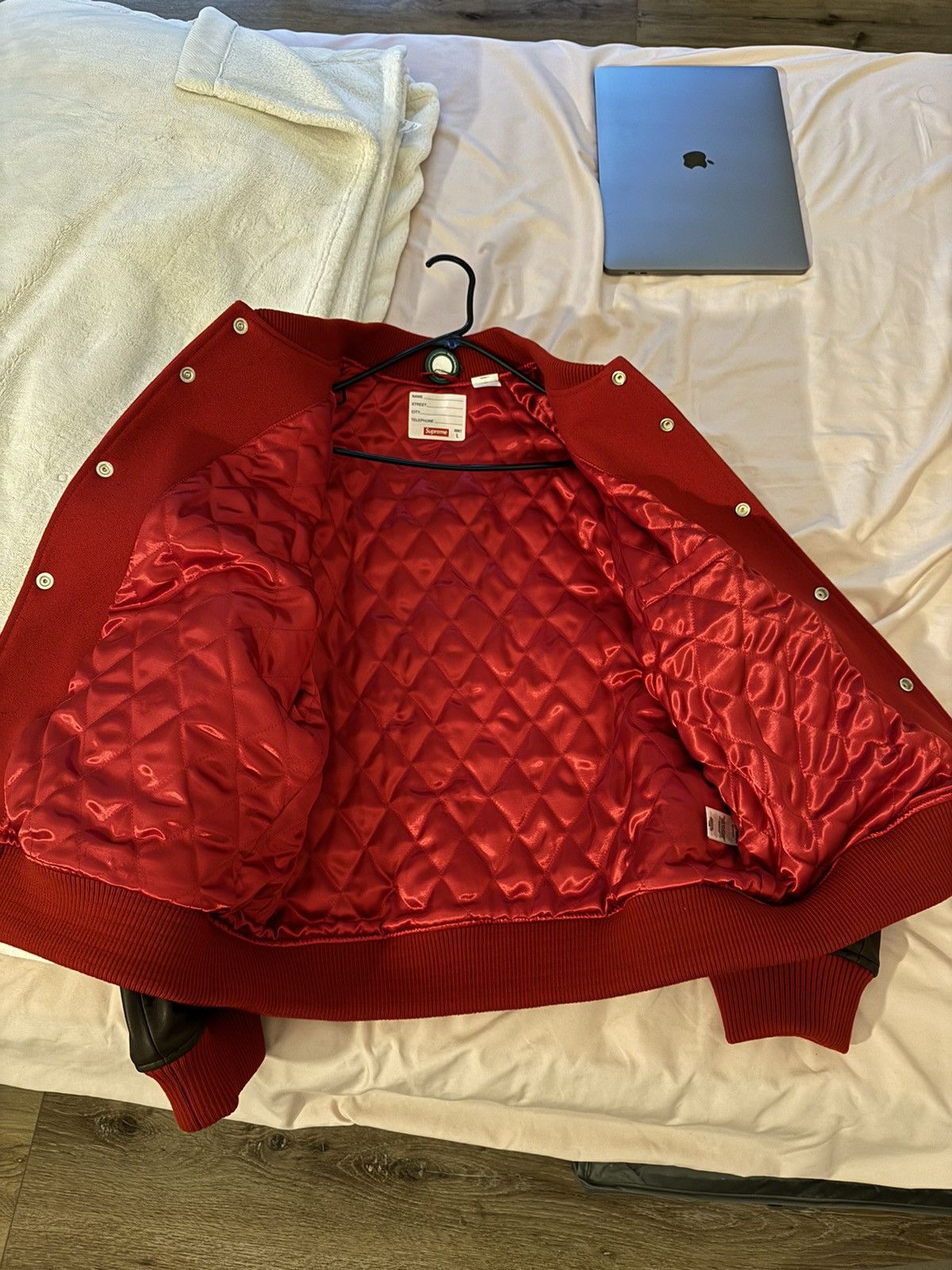 Supreme Supreme AEON Flux Varsity Jacket Size US L / EU 52-54 / 3 - 5 Thumbnail
