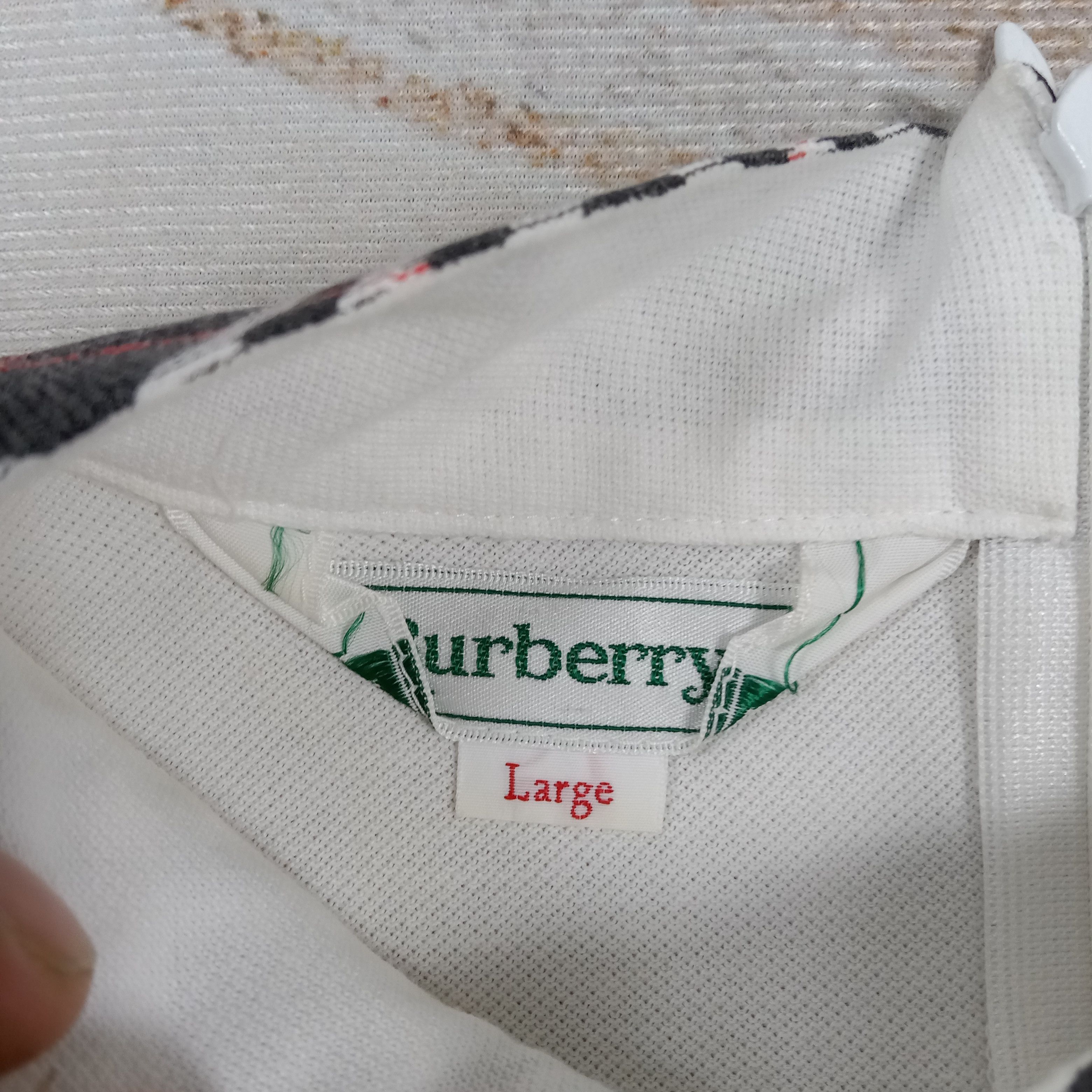 Burberry Burberrys Nova Check Half Zipper Tshirt C285N4 Size US M / EU 48-50 / 2 - 3 Thumbnail