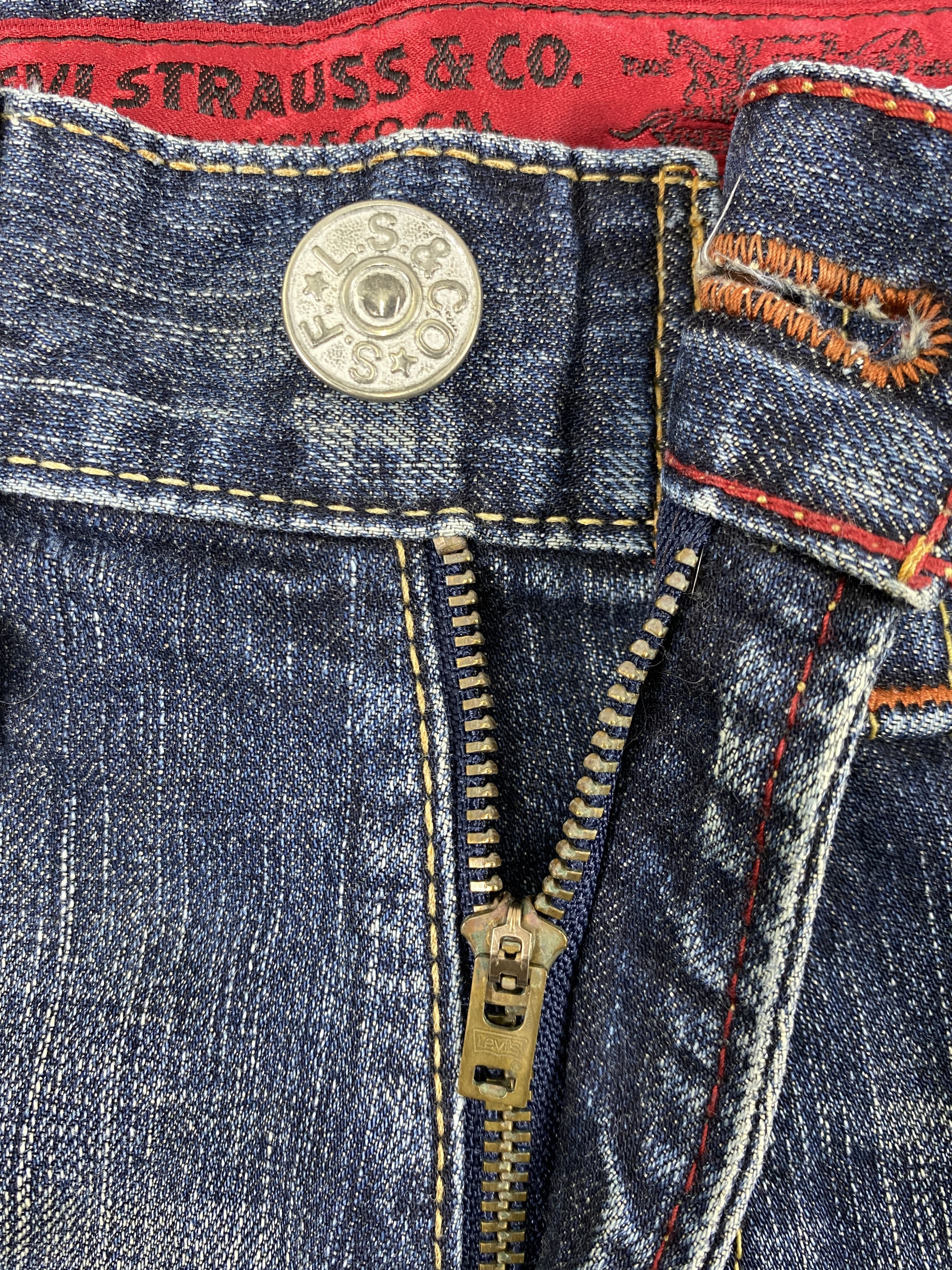 Levi's Distressed Blue Vintage Levi's 507 Flare 29x32 Denim- JN3669 Size US 29 - 7 Thumbnail