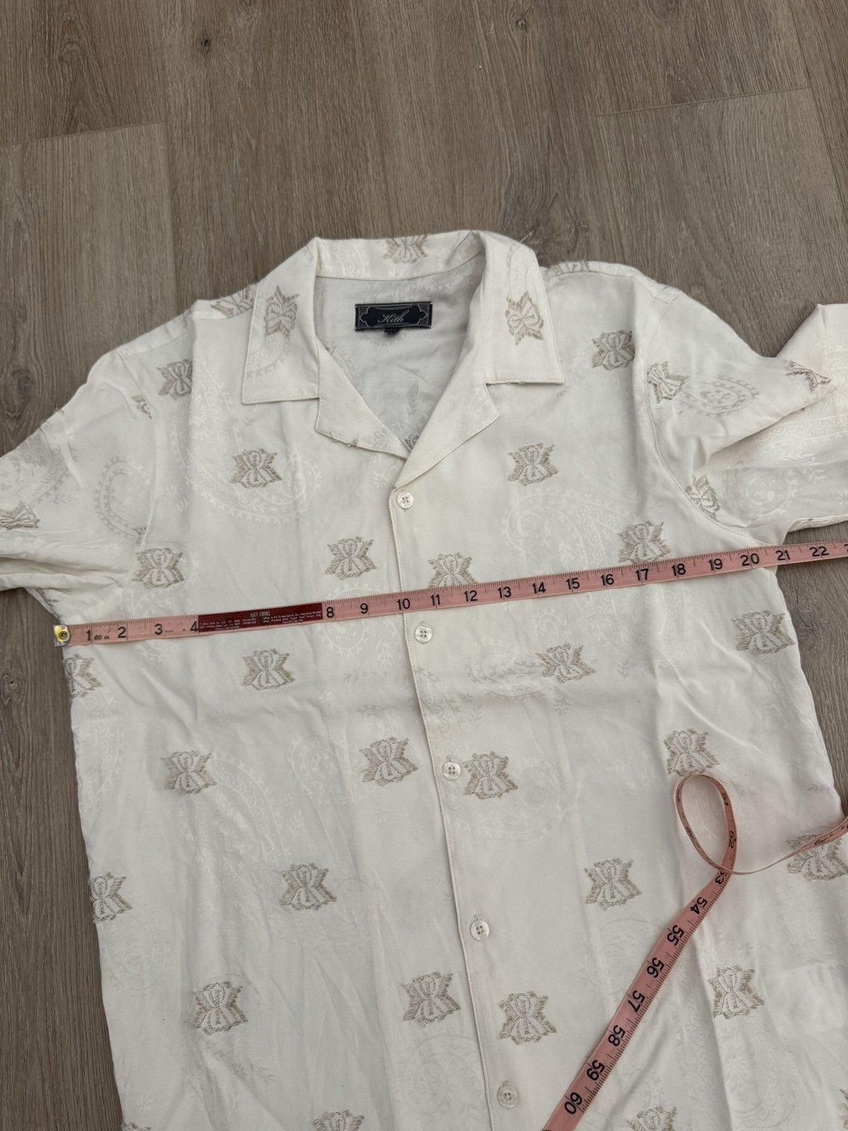 Kith Kith S/S 2025 Thompson Camp Collar Embroidered Pattern Shirt Size US S / EU 44-46 / 1 - 10 Thumbnail