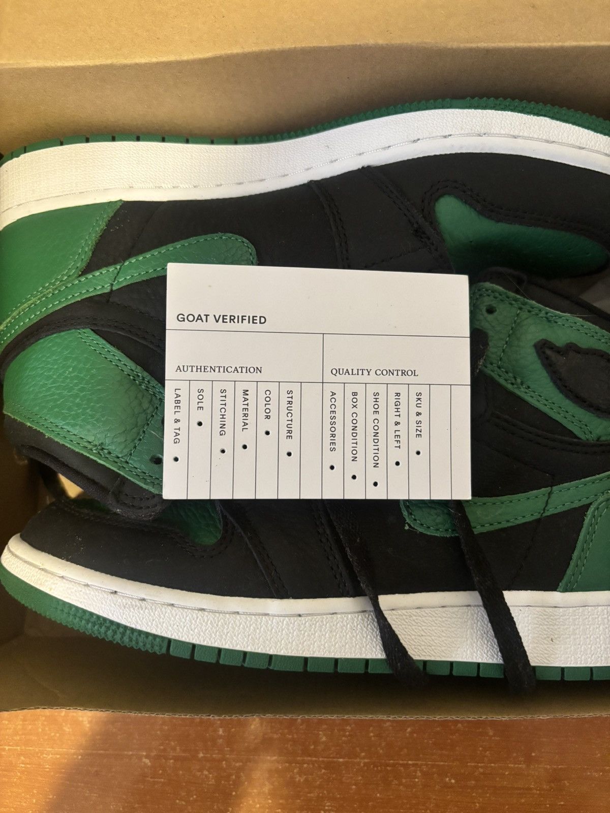 Jordan Brand Jordan 1 Retro High Pine Green Size US 7 / EU 40 - 4 Thumbnail