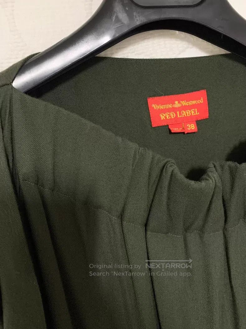 Vivienne Westwood Vivienne Westwood Military Green Asymmetric Shape Dress Size XS / US 0-2 / IT 36-38 - 7 Thumbnail