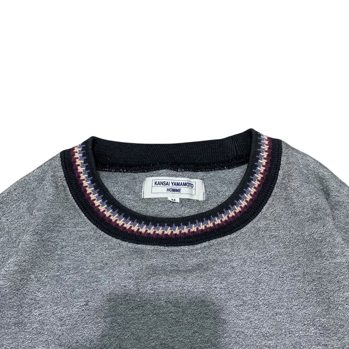 Kansai Yamamoto Vintage Kansai Yamamoto Homme Basic Sweatshirt Size US M / EU 48-50 / 2 - 5 Thumbnail