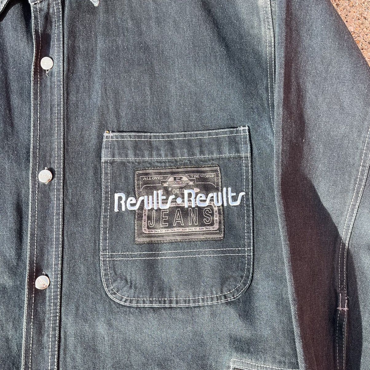 Japanese Brand × Vintage 2000s Y2K Light Denim Jacket with embroidery Size US L / EU 52-54 / 3 - 2 Thumbnail