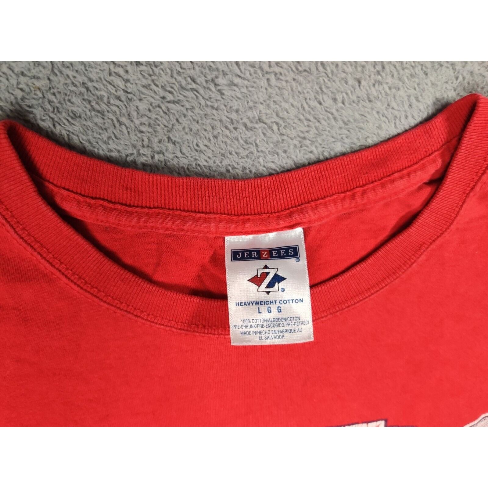 Jerzees Fresno State Bulldogs Shirt Adult Mens Large Red 2008 NCAA Size US L / EU 52-54 / 3 - 3 Thumbnail