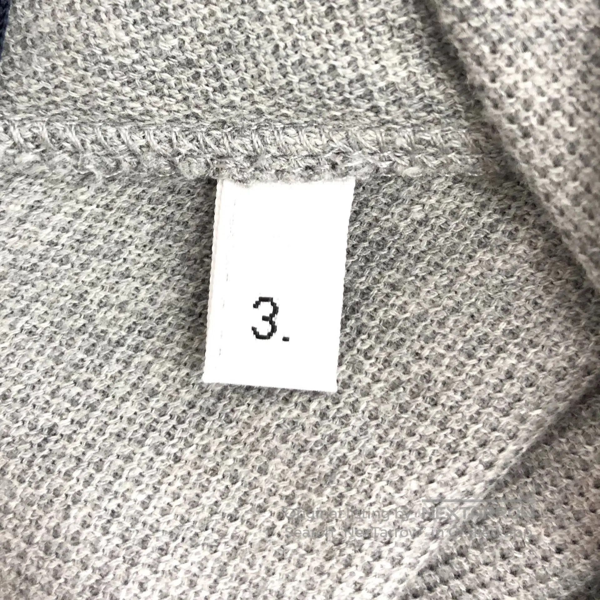 Thom Browne Thom Browne Gray Cotton Collar Single Breasted Short Sleev Size US L / EU 52-54 / 3 - 6 Thumbnail
