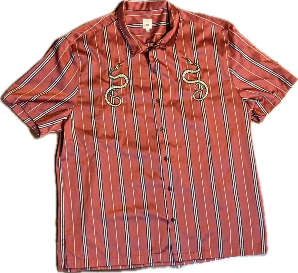 Other Red vintage snake bowling shirt Size US L / EU 52-54 / 3 - 1 Thumbnail