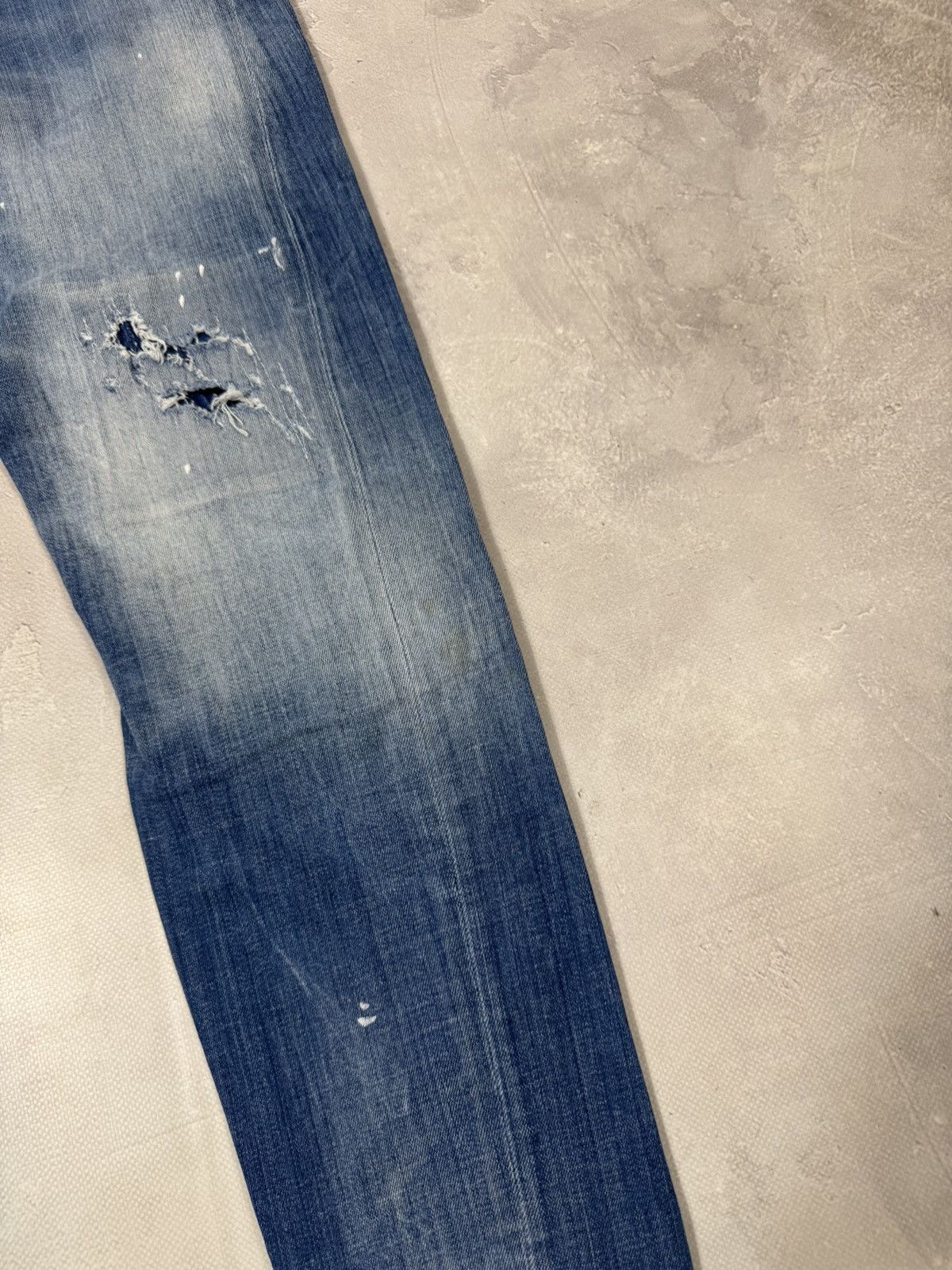 Dsquared2 Dsquared2 Distressed Y2k Slim Jeans Size US 32 / EU 48 - 2 Thumbnail