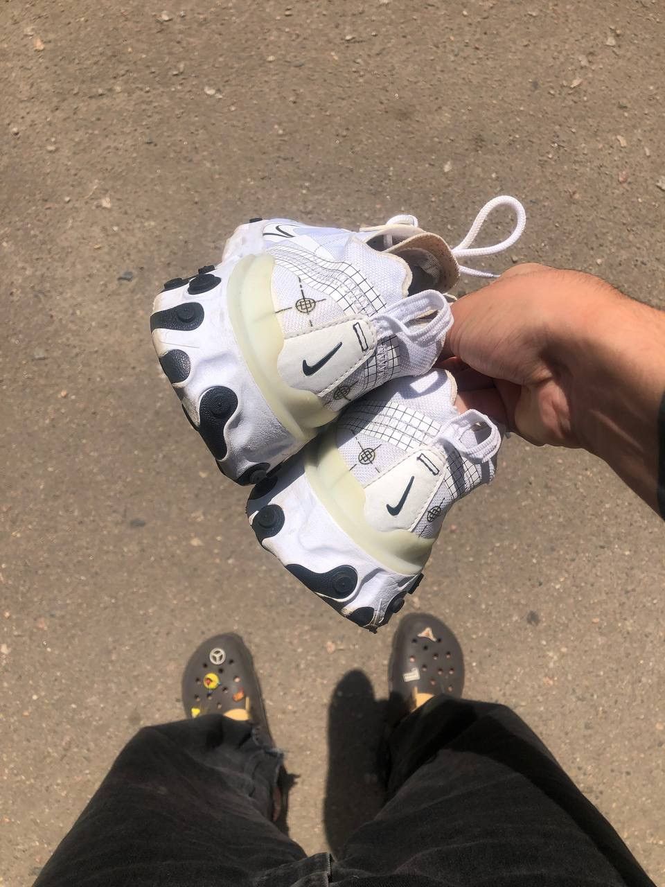 Vintage VERY RARE NIKE REACT ELEMENT 55 REVERSE SCHEMATIC DESIGNER Size US 10.5 / EU 43-44 - 5 Thumbnail