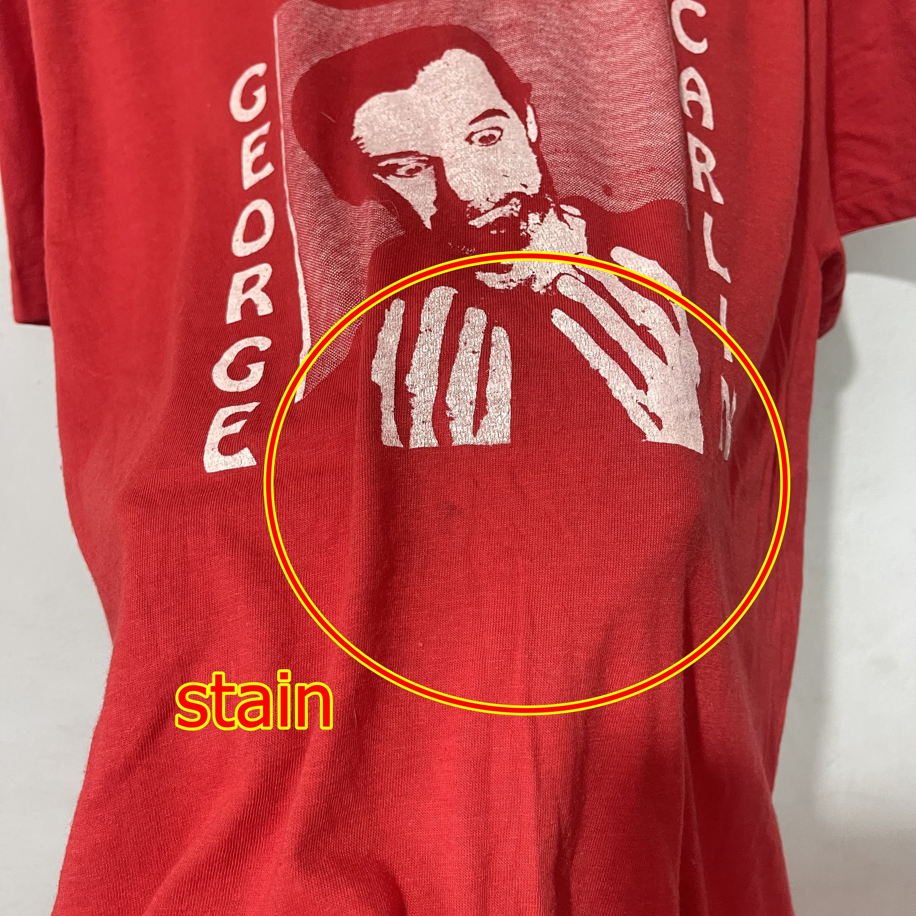 Vintage Vintage 80s George Carlin T-Shirt Size US M / EU 48-50 / 2 - 9 Thumbnail