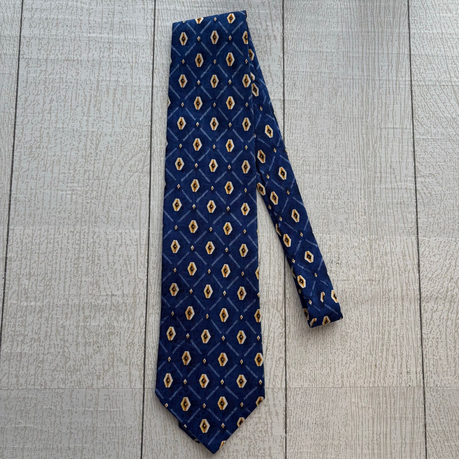 Other Executive Silks Blue Diamond Silk Tie Size ONE SIZE - 1 Thumbnail