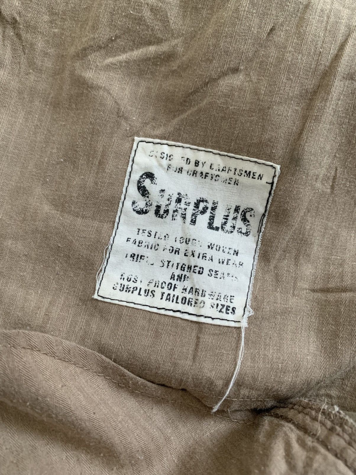 Japanese Brand Surplus Seminary Military Cargo Trousers Size US 34 / EU 50 - 6 Thumbnail