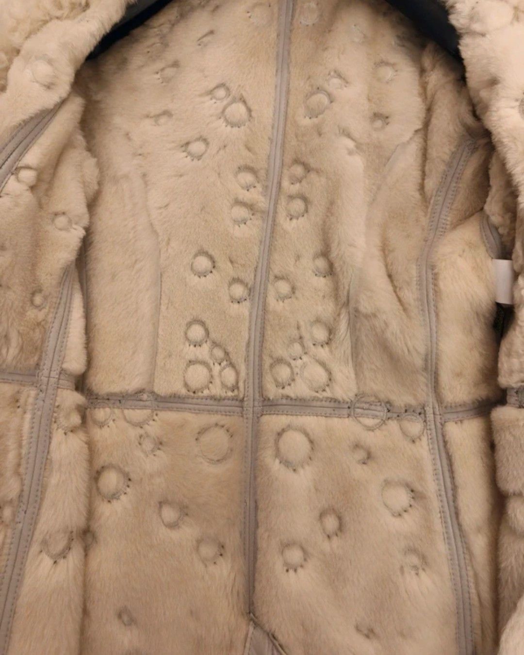 Roberto Cavalli SHEEP FUR SHEARLING LEATHER COAT Size L / US 10 / IT 46 - 7 Thumbnail