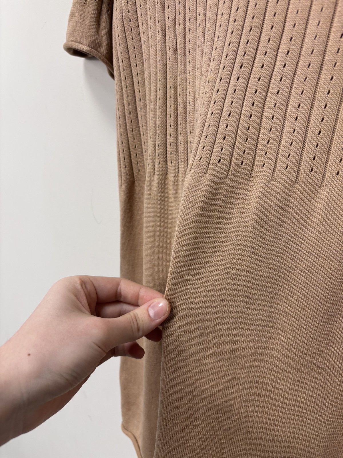 Gudrun Sjoden Gudrun Sjoden Women’s Silk Cotton Short Sleeve Top Sweater Size XL / US 12-14 / IT 48-50 - 4 Thumbnail