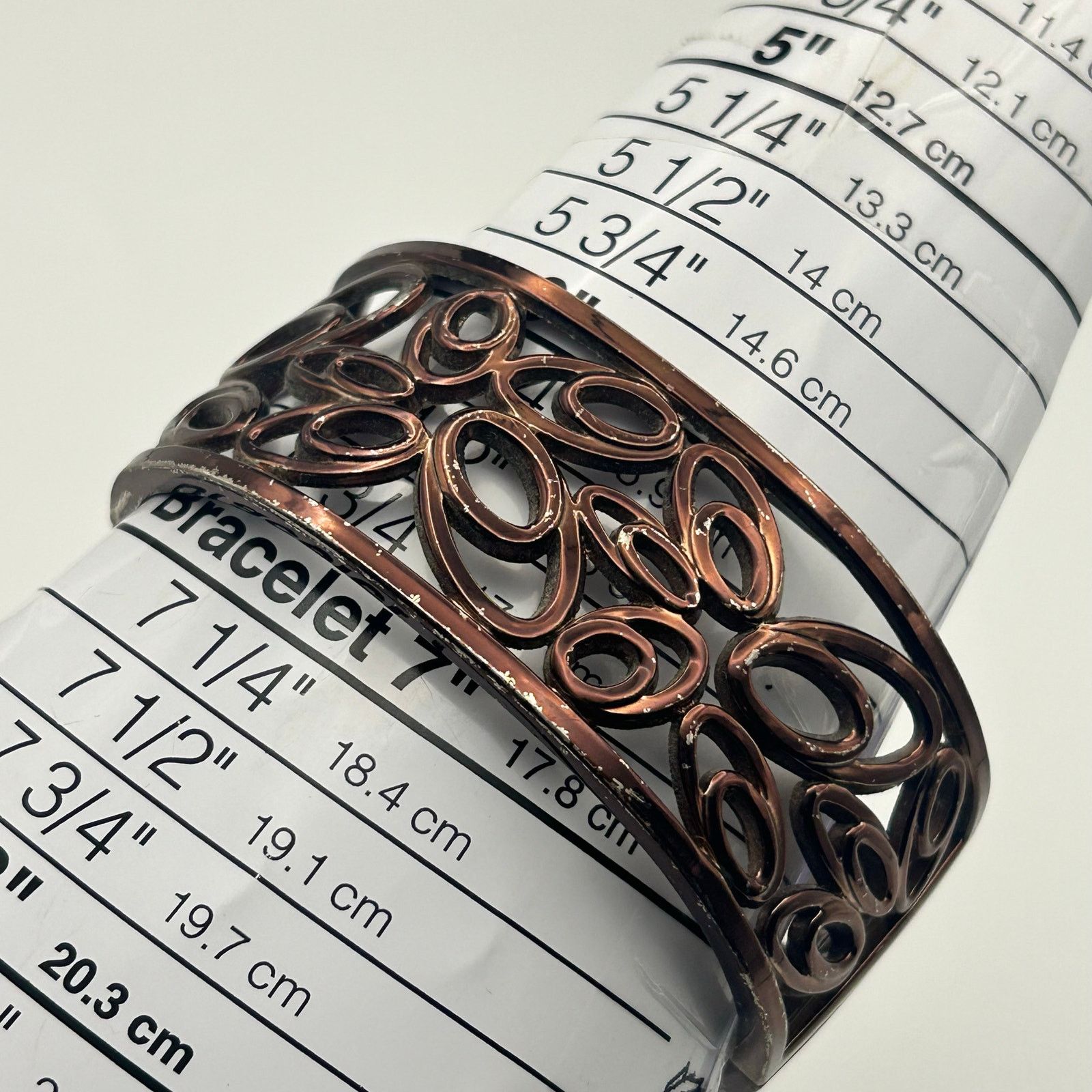 Other Vivani Women's Rose Gold Tone Wide Cuff Bangle Watch Size ONE SIZE - 7 Thumbnail