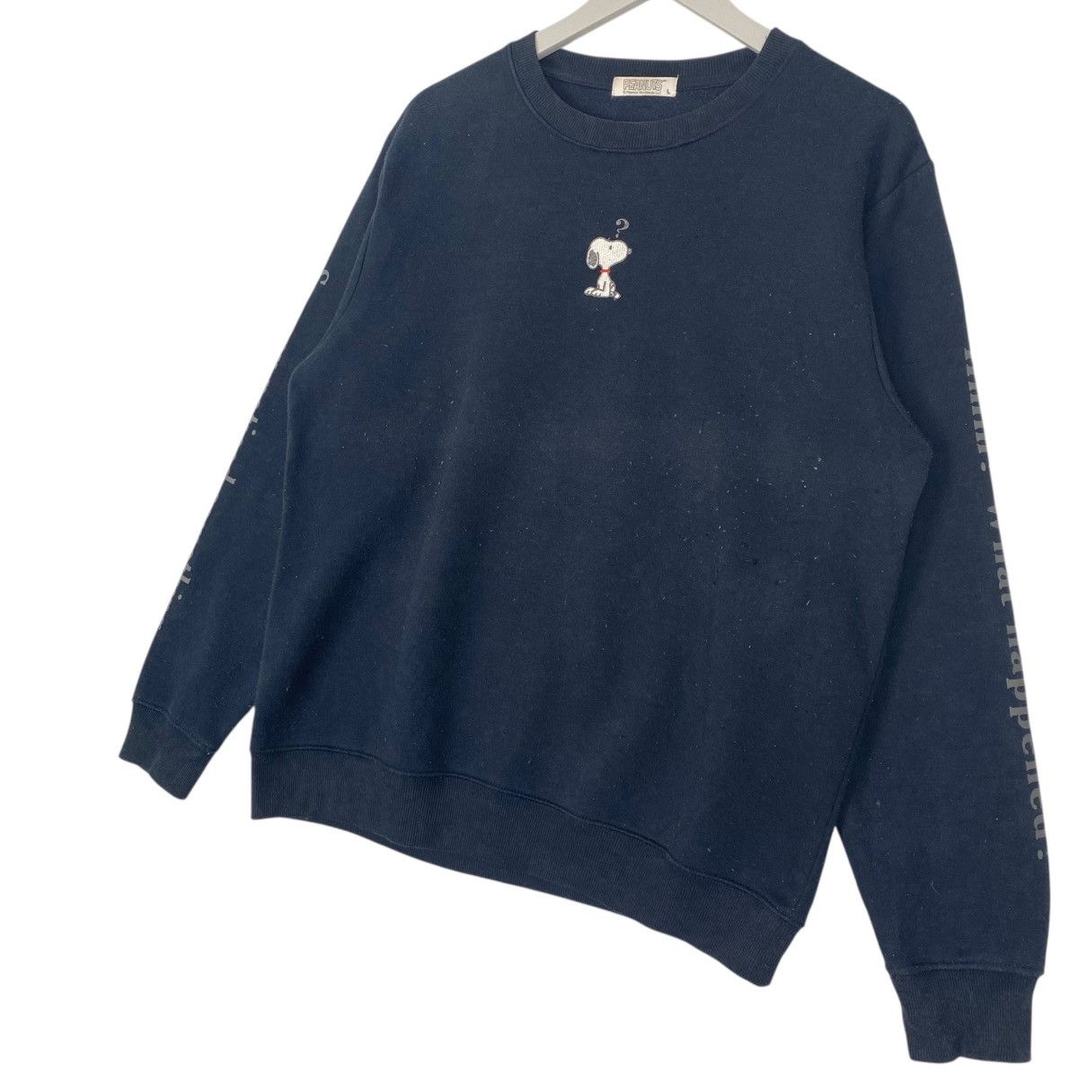 Other Vintage Snoopy Peanuts Printed NavyBlue Pullover Size L Size US L / EU 52-54 / 3 - 2 Thumbnail