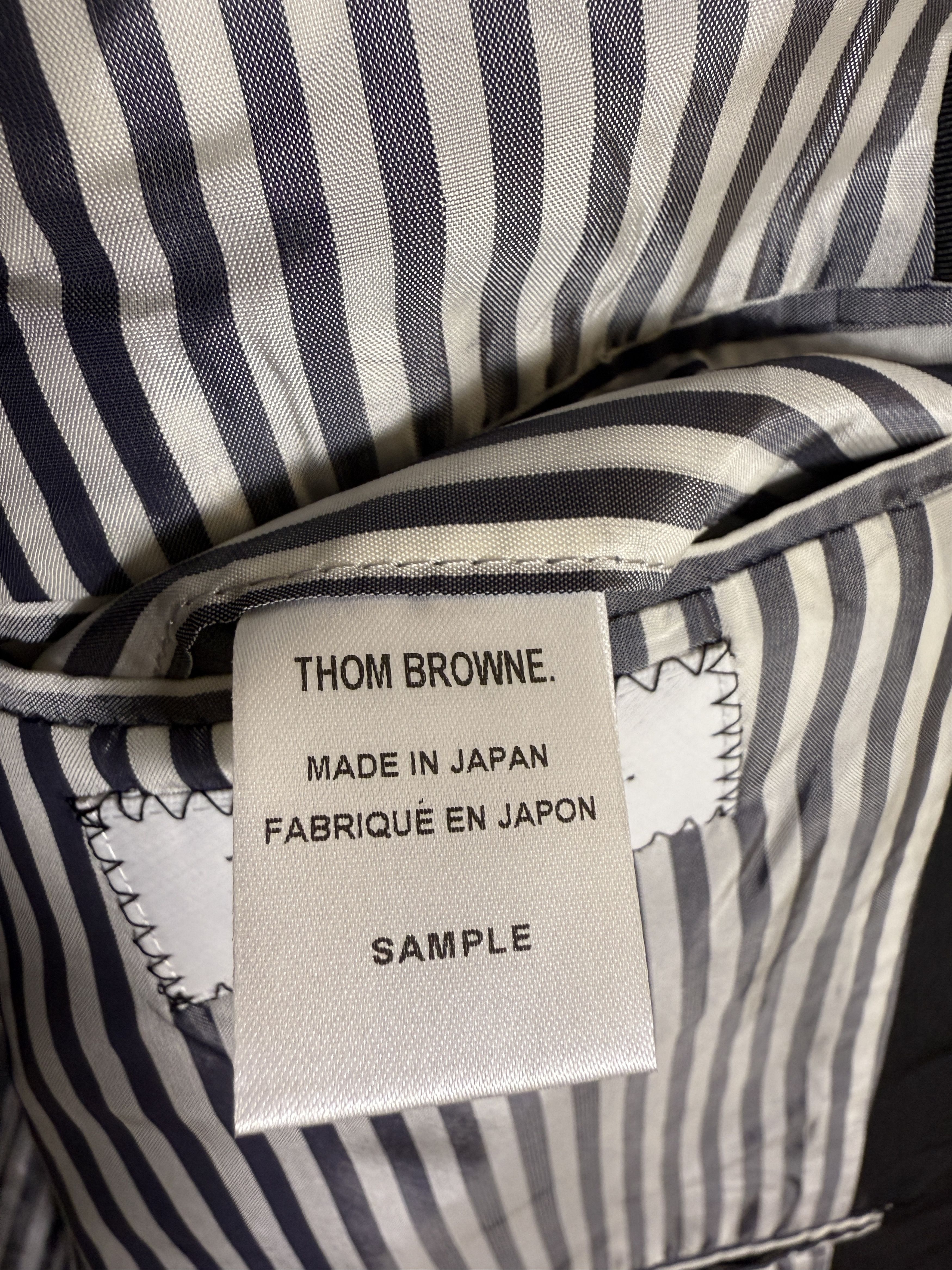 Thom Browne Thom Browne Frayed Edge Sample Suit Jacket and Pants Size 46R - 9 Thumbnail