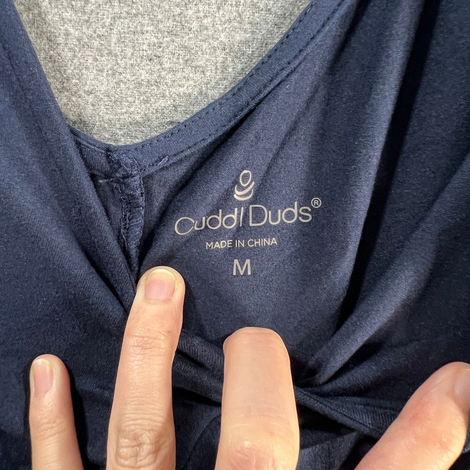 Other Duddl Duds Flexwear v-Neck Jumpsuit Oxford Navy Size M / US 6-8 / IT 42-44 - 3 Thumbnail
