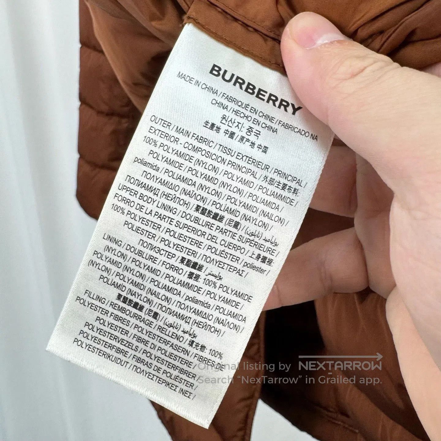 Burberry Burberry Brown Double-Breasted Down Jacket. Size S / US 4 / IT 40 - 7 Thumbnail