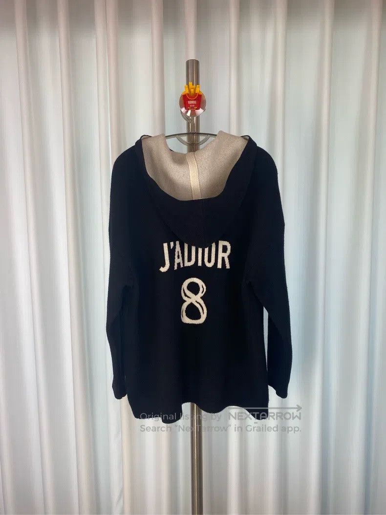 Dior Dior Classic black 8 cashmere hoodie sweater Size XS / US 0-2 / IT 36-38 - 2 Thumbnail