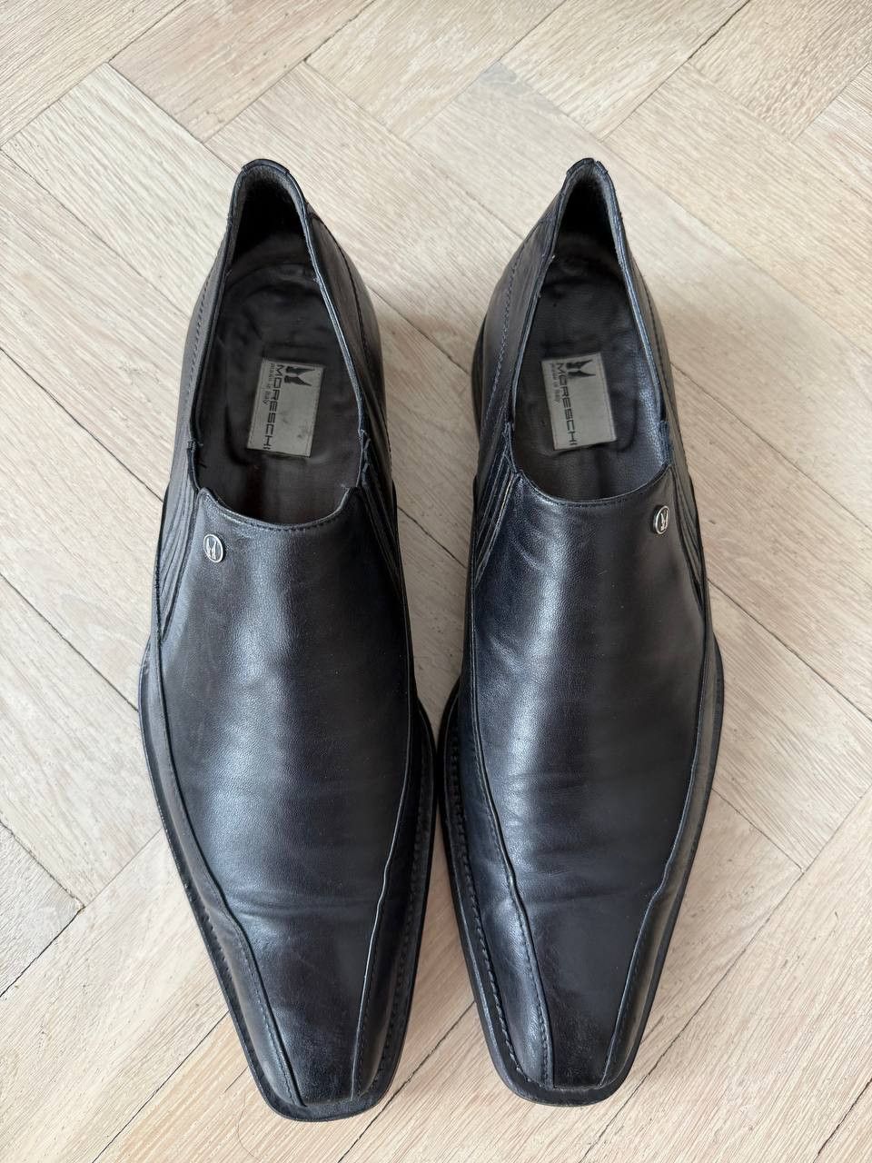 Moreschi Black Moreschi leather slip-on shoes Size US 10.5 / EU 43-44 - 7 Thumbnail