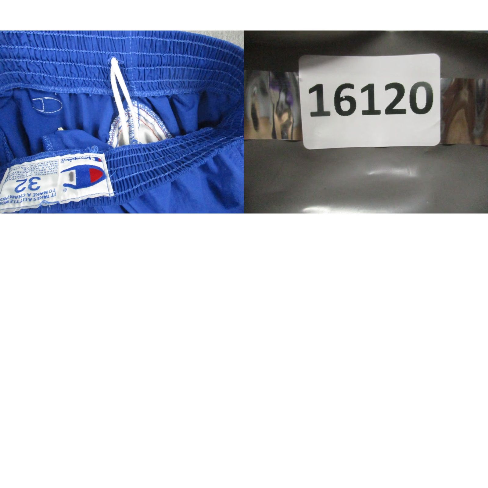 Champion VINTAGE Champion Pants Windbreaker 32 Blue 80s Nylon Zip Ankle Regular Mens Sport Retro Logo Size US 32 / EU 48 - 8 Thumbnail