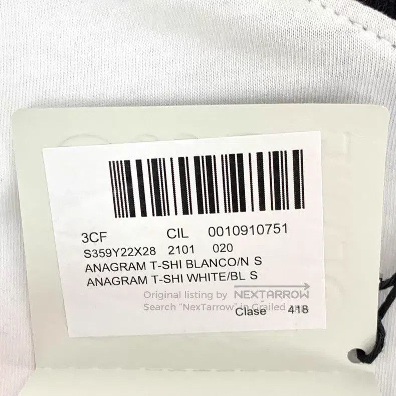Loewe Loewe White logo embroidered cotton crew-neck short-sleeve Size S / US 4 / IT 40 - 7 Thumbnail