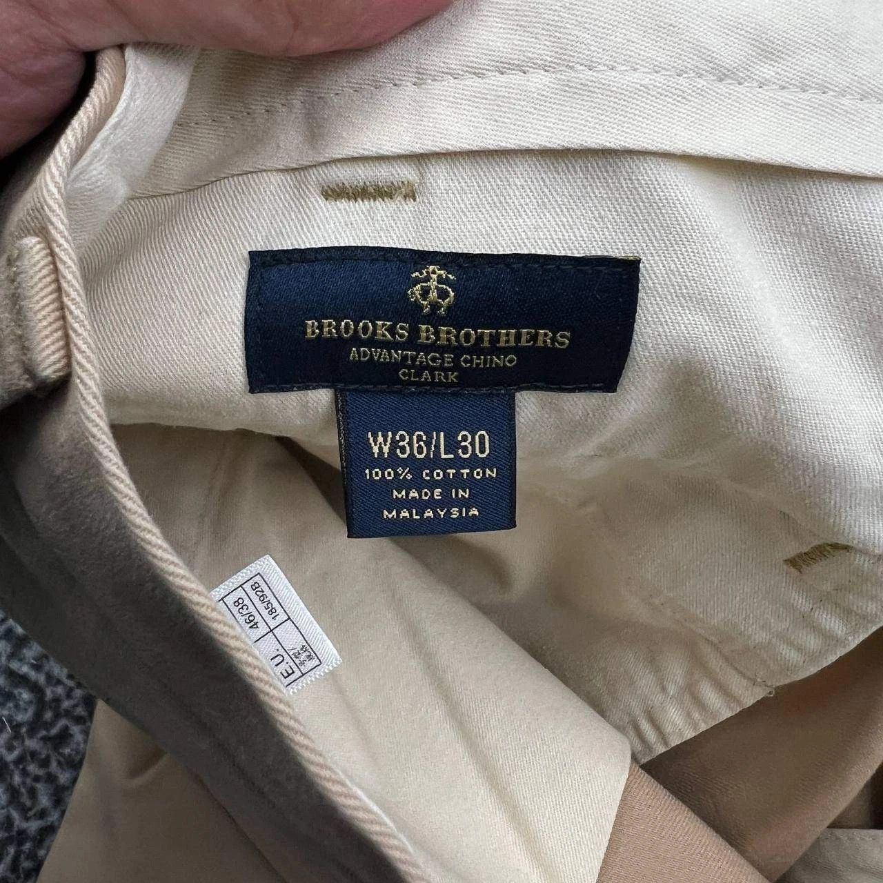 Brooks Brothers Brooks Brothers Pants 36x30 Chino Straight Fit Pocket Cotton Size US 36 / EU 52 - 8 Thumbnail