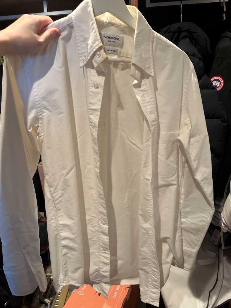 Thom Browne Thom Browne White shirt Size US M / EU 48-50 / 2 - 4 Thumbnail