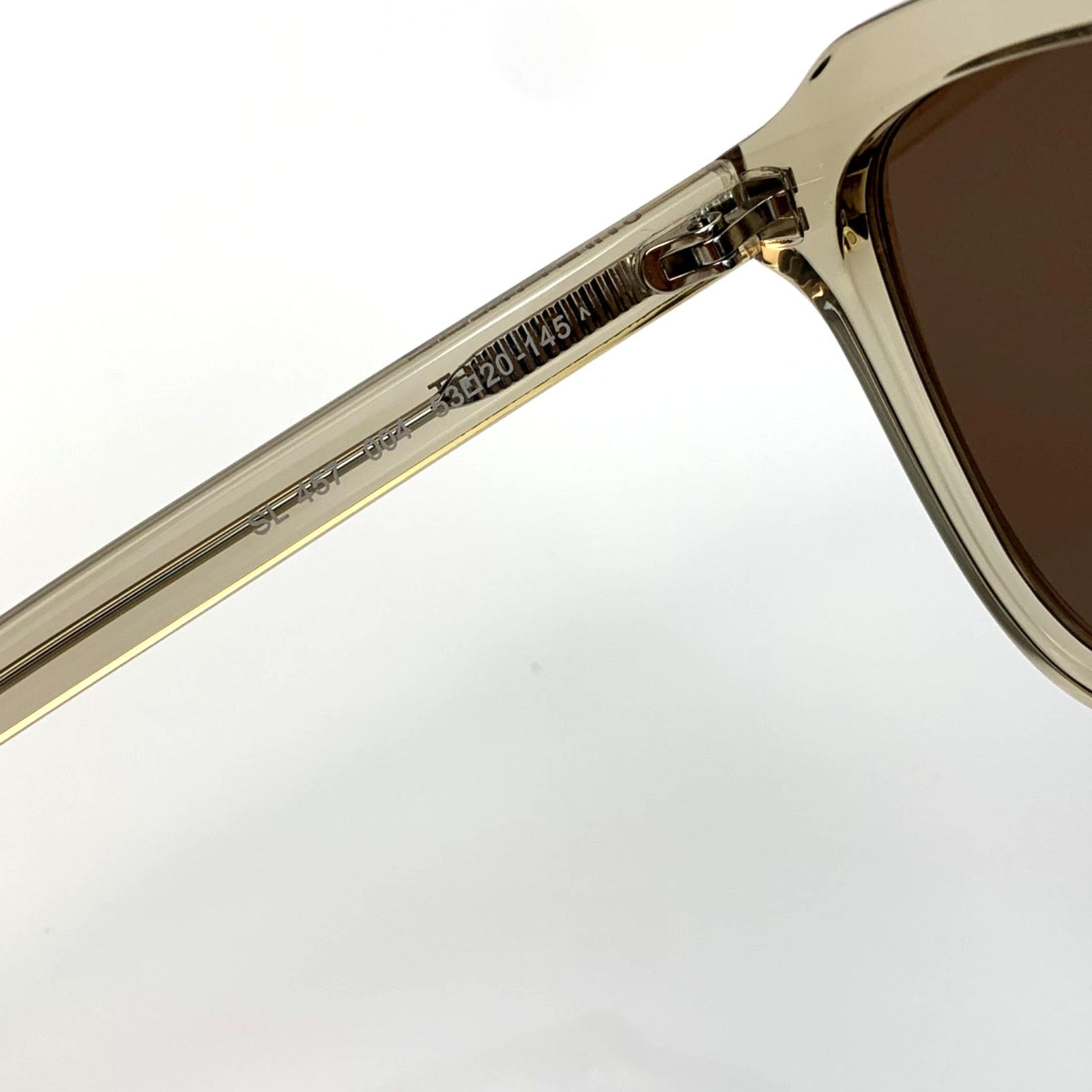 Yves Saint Laurent NEW YSL Sunglasses SL457 004 Yellow Brown Unisex Authentic Size ONE SIZE - 6 Thumbnail