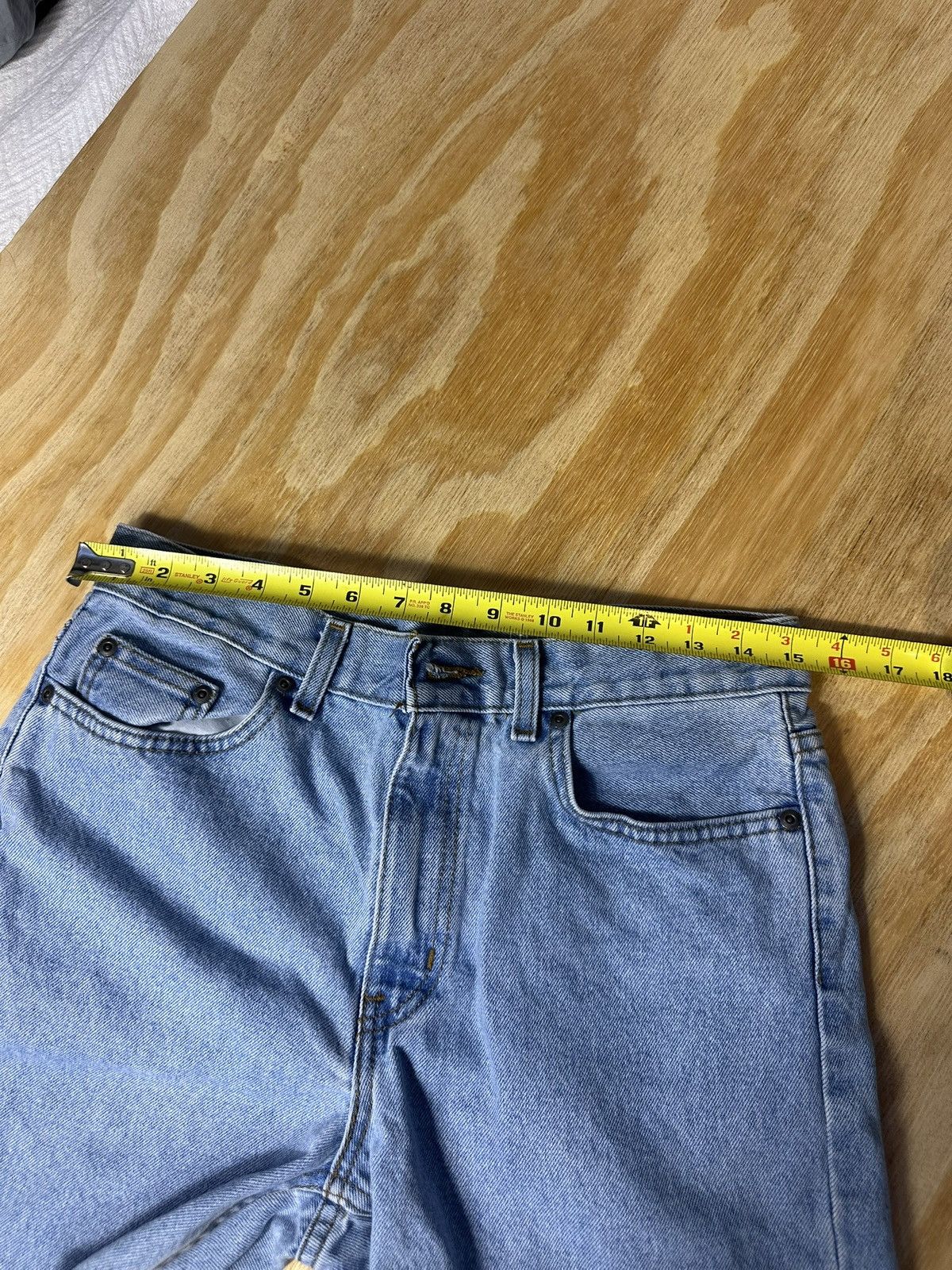 Other Vintage Raw Hem Denim Shorts Light Wash Cutoff Size 30 Jorts Size US 30 / EU 46 - 7 Thumbnail