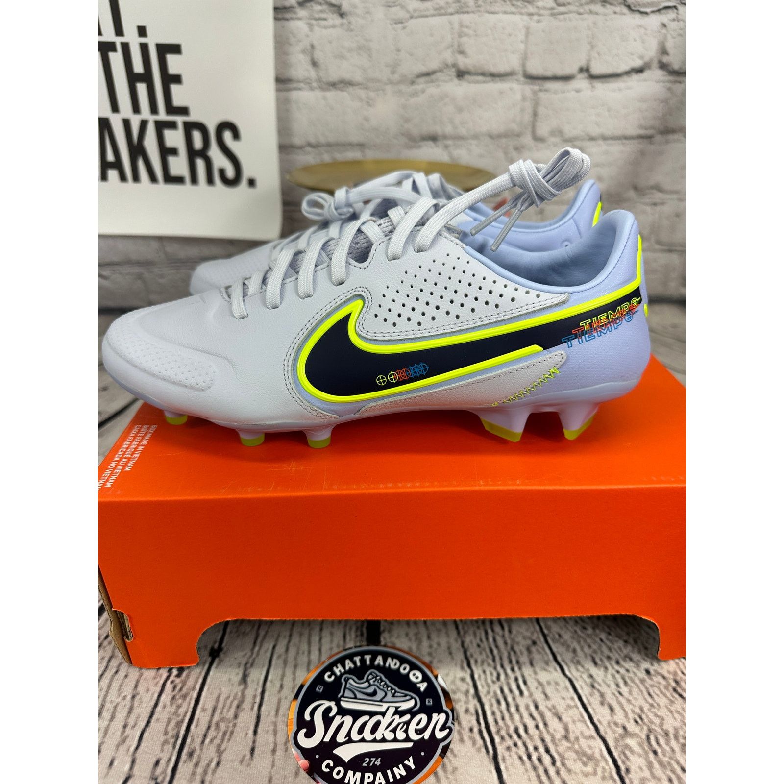 Nike Nike Tiempo Legend 9 Pro FG Soccer Shoes Mens 6.5 | Womens 8 Size US 8 / IT 38 - 3 Thumbnail